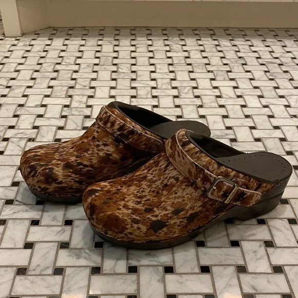 Dansko calf hair Clogs - Picture 1 of 3